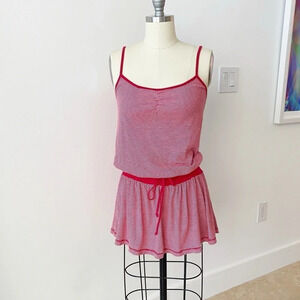 Splendid Red White Stripe Dress Medium Excellent Condition